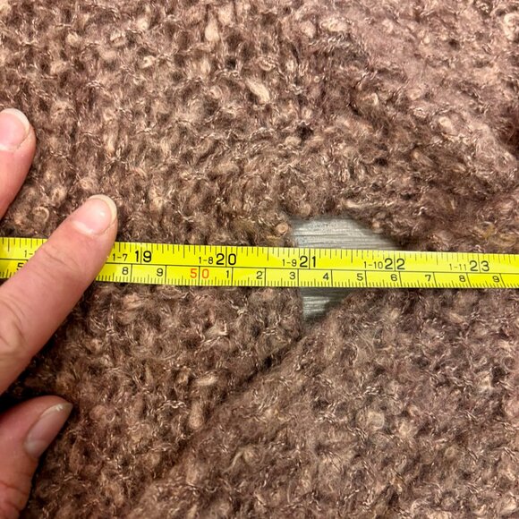 Vintage Bill Atkinson Cowl Mock Neck Knit Bell Sleeves Sweater sz L - Picture 6 of 9